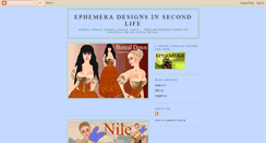 Desktop Screenshot of ephemeradesign.blogspot.com