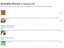 Tablet Screenshot of ephemeradesign.blogspot.com