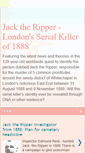 Mobile Screenshot of jack-the-ripper-1888.blogspot.com