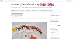 Desktop Screenshot of invitatii-handmade-danique.blogspot.com