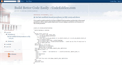 Desktop Screenshot of codeedifice.blogspot.com
