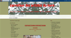 Desktop Screenshot of carrefourdesartsdulivre.blogspot.com