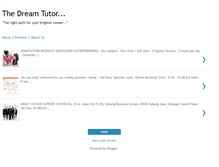 Tablet Screenshot of dreamtutor.blogspot.com