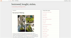 Desktop Screenshot of borrowedboughtstolen.blogspot.com