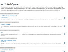 Tablet Screenshot of mrlswebspace.blogspot.com