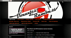 Desktop Screenshot of donantesderumba.blogspot.com