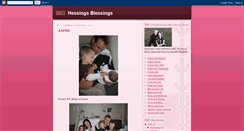Desktop Screenshot of hessingsblessings.blogspot.com