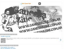 Tablet Screenshot of ganesha-webzine.blogspot.com