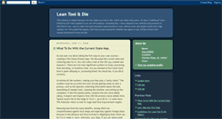 Desktop Screenshot of leantoolanddie.blogspot.com