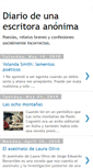 Mobile Screenshot of diarioescritoraanonima.blogspot.com