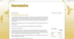 Desktop Screenshot of daasurprise.blogspot.com