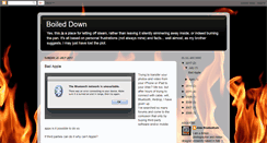 Desktop Screenshot of boileddown.blogspot.com