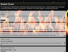 Tablet Screenshot of boileddown.blogspot.com