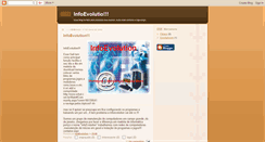 Desktop Screenshot of infoevolution-pc.blogspot.com