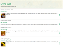 Tablet Screenshot of livingwelllifestyle.blogspot.com