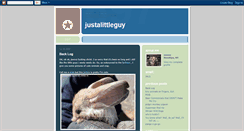 Desktop Screenshot of justalittleguy.blogspot.com