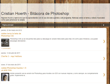 Tablet Screenshot of bitacoradephotoshop.blogspot.com