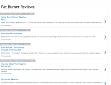 Tablet Screenshot of fatburner-reviews.blogspot.com