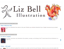 Tablet Screenshot of lizbellillustration.blogspot.com