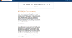 Desktop Screenshot of how-to-flooring-guide.blogspot.com