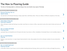 Tablet Screenshot of how-to-flooring-guide.blogspot.com