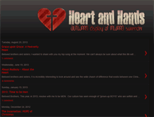 Tablet Screenshot of heartandhandsblog.blogspot.com