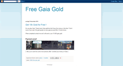 Desktop Screenshot of freegaiamoney.blogspot.com