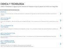 Tablet Screenshot of cienciaytecnologia2008.blogspot.com