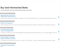 Tablet Screenshot of buyusedhomeschoolbooks.blogspot.com