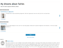 Tablet Screenshot of mydreamsaboutfairies.blogspot.com