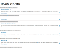 Tablet Screenshot of en-mi-cajita-de-cristal.blogspot.com