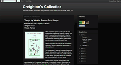 Desktop Screenshot of creightonscollection.blogspot.com