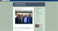 Desktop Screenshot of fahadstockworld.blogspot.com