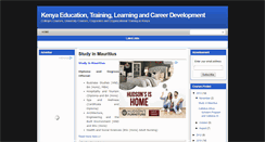 Desktop Screenshot of kenyatraining.blogspot.com