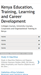 Mobile Screenshot of kenyatraining.blogspot.com