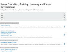 Tablet Screenshot of kenyatraining.blogspot.com