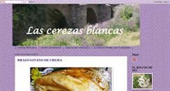 Desktop Screenshot of lascerezasblancas.blogspot.com