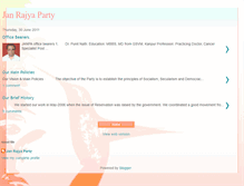 Tablet Screenshot of janrajyaparty.blogspot.com