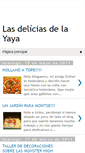Mobile Screenshot of lasdeliciasdelayaya.blogspot.com