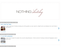 Tablet Screenshot of nothingsketchy.blogspot.com