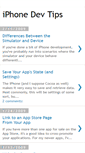 Mobile Screenshot of iphonedevtips.blogspot.com