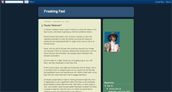 Desktop Screenshot of freakingfast.blogspot.com