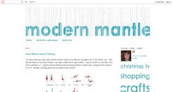 Desktop Screenshot of modernmantle.blogspot.com