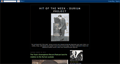 Desktop Screenshot of hitoftheweek.blogspot.com