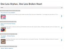 Tablet Screenshot of onelessbrokenheart.blogspot.com