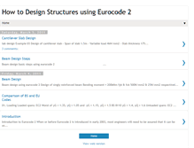 Tablet Screenshot of eurocodedesign.blogspot.com