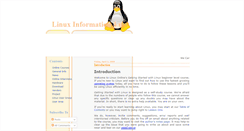 Desktop Screenshot of linuxinformation4u.blogspot.com