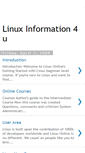 Mobile Screenshot of linuxinformation4u.blogspot.com