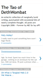 Mobile Screenshot of dethwombat.blogspot.com