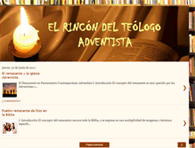 Tablet Screenshot of elrincondelteologo.blogspot.com